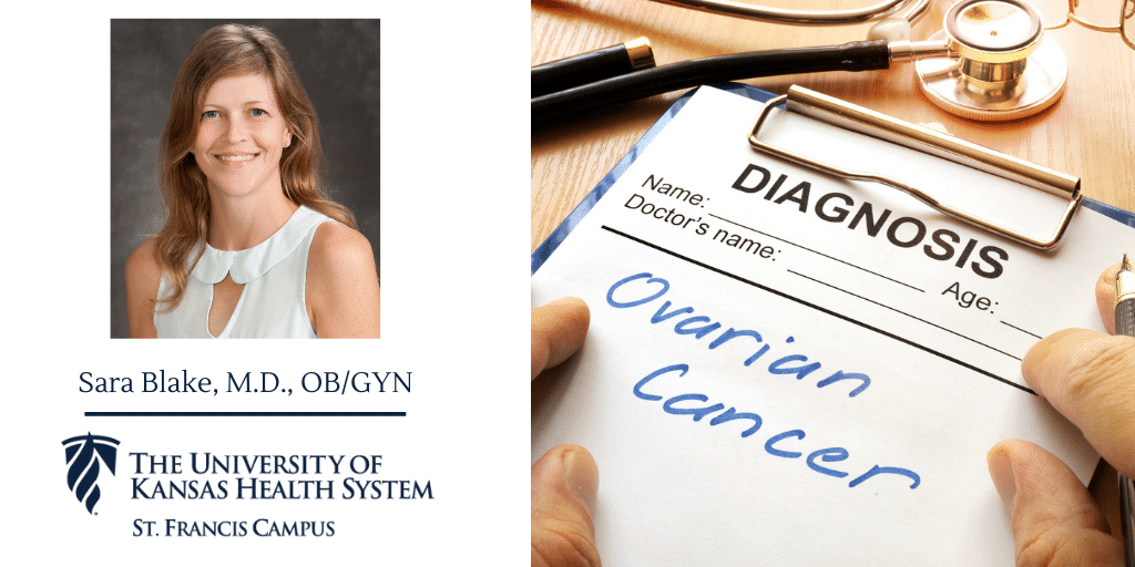Ovarian cancer written on paper